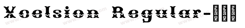 Xcelsion Regular字体转换